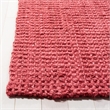 Safavieh Natural Fiber Red Area Rug - 2' x 3'