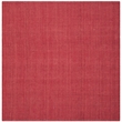 Safavieh Natural Fiber Red Area Rug - Square 4'