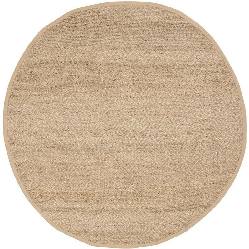 Safavieh Natural Fiber Natural Area Rug - Round 4'