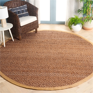 Safavieh Natural Fiber Natural Area Rug - Round 5'