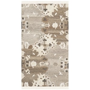 Safavieh Natural Kilim Grey Area Rug - 2' x 3'