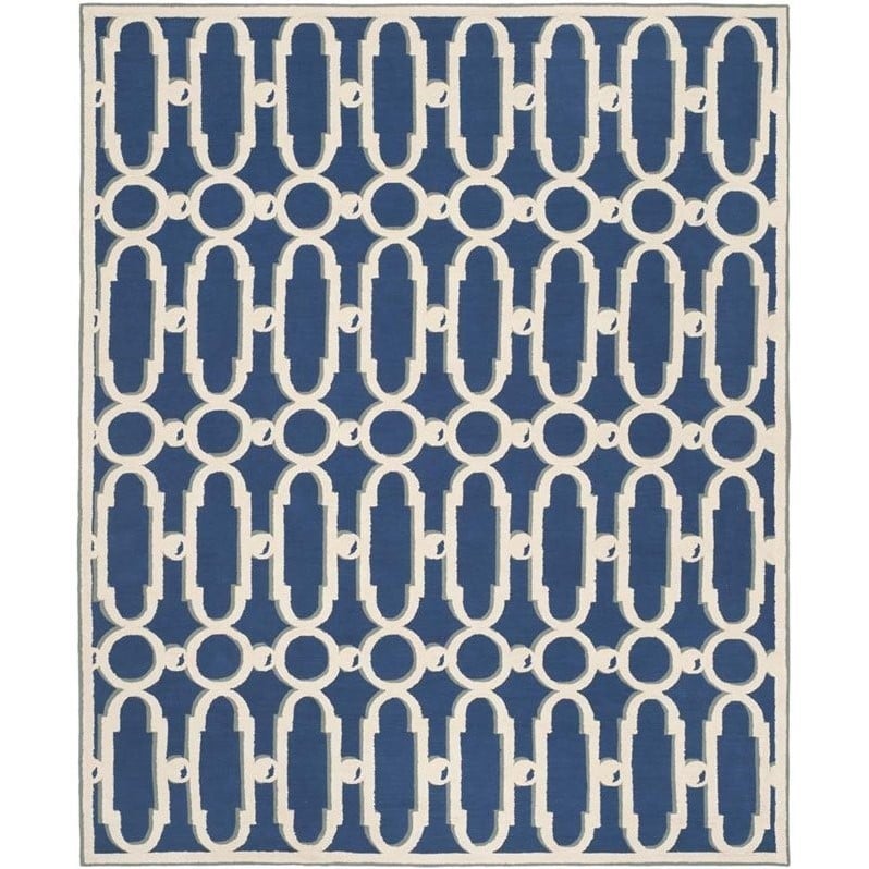 Safavieh Newport Royal Blue Contemporary Rug - 5'6