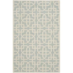 Safavieh Newport Light Blue Contemporary Rug - 3'9&quot x 5'9&quot