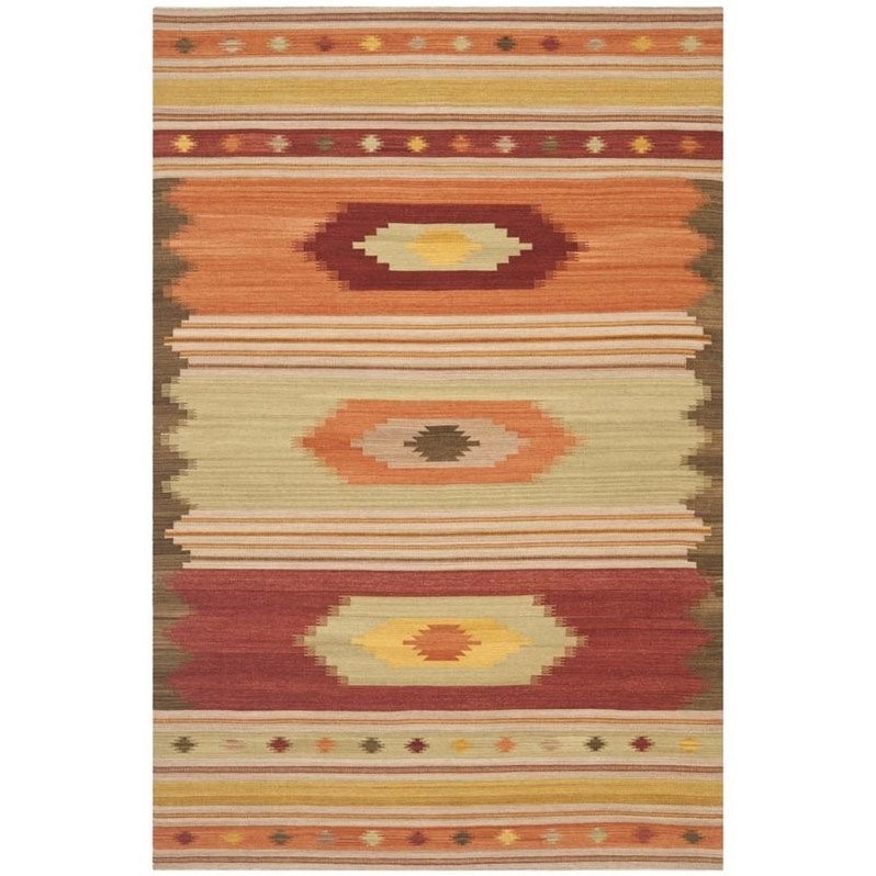 Safavieh Kilim Brown Contemporary Rug - 5' x 8'