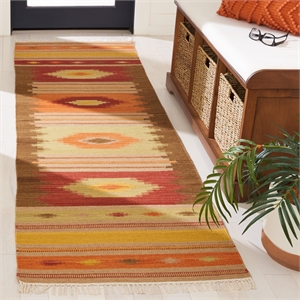 Safavieh Kilim Brown Contemporary Rug - Runner 2'3&quot x 6'