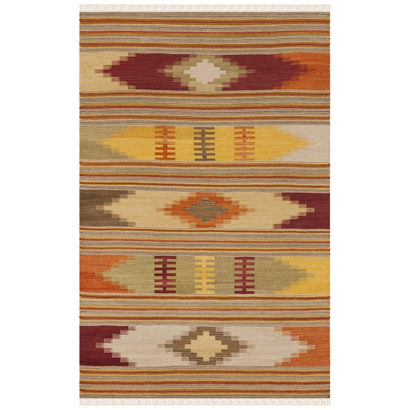 Safavieh Kilim Red Contemporary Rug - 5' x 8'