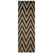 Safavieh Organic Black Contemporary Rug - Runner 2'6