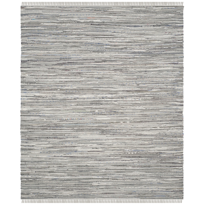Safavieh Rag Rug Grey Contemporary Rug - 10' x 14'