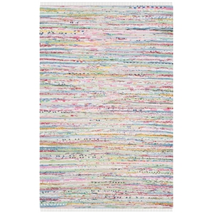 Safavieh Rag Rug Light Green Contemporary Rug - 4' x 6'