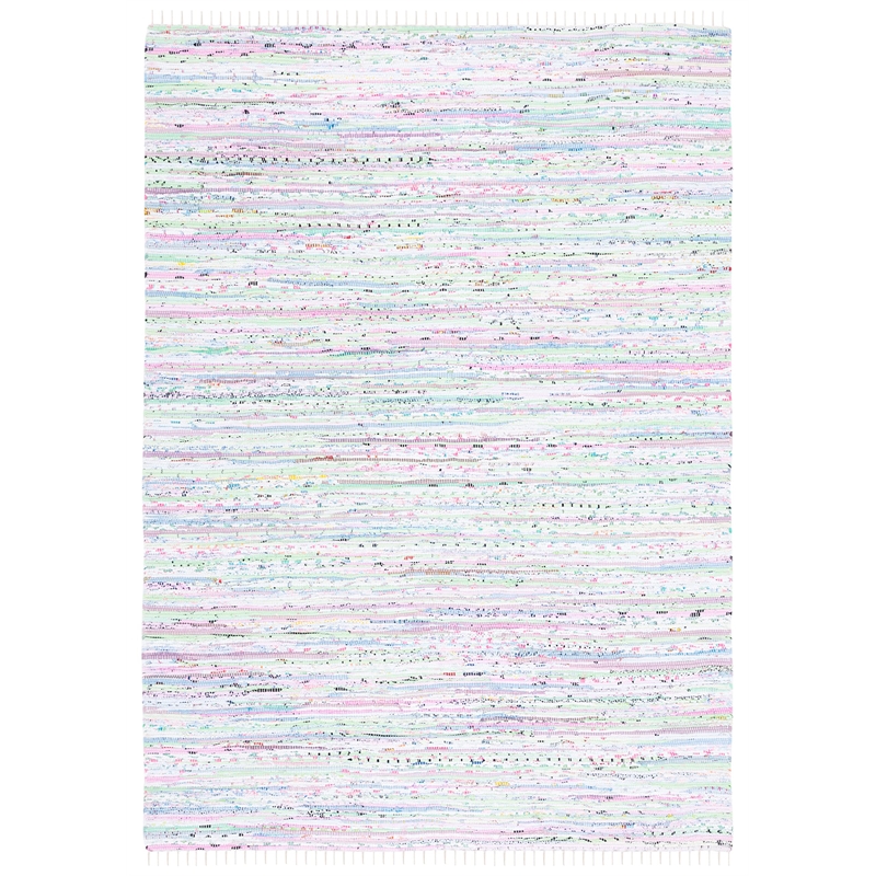 Safavieh Rag Rug Light Green Contemporary Rug - 5' x 7'
