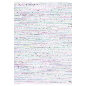 Safavieh Rag Rug Light Green Contemporary Rug - 5' x 7'