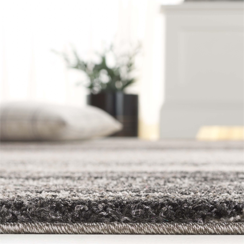 Safavieh Retro Black Contemporary Rug - Runner 2'3