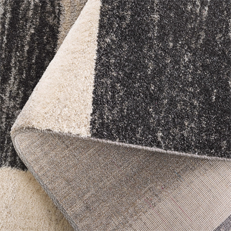 Safavieh Retro Black Contemporary Rug - Runner 2'3