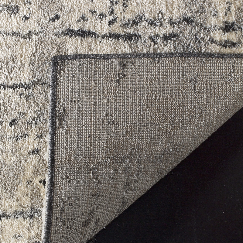 Safavieh Retro Black Contemporary Rug - Runner 2'3