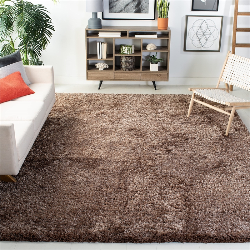 Safavieh South Beach Shag Silver Shag Rug - 8' x 10'