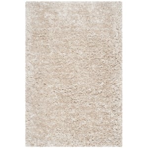Safavieh South Beach Shag Champagne Shag Rug - 2' x 3'