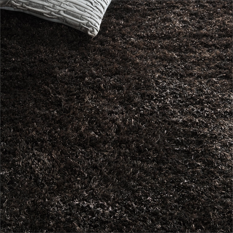 Safavieh South Beach Shag Charcoal Shag Rug - 8' x 10'