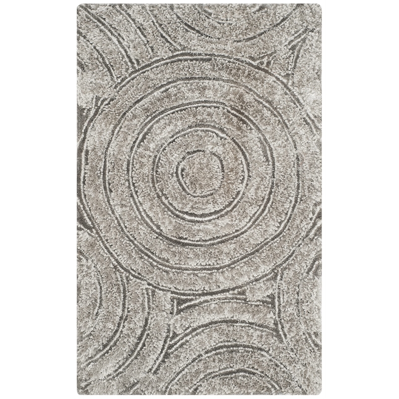 Safavieh South Beach Shag Silver Shag Rug - Runner 2'3