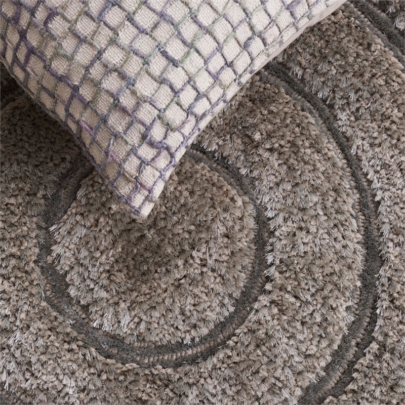 Safavieh South Beach Shag Silver Shag Rug - Runner 2'3