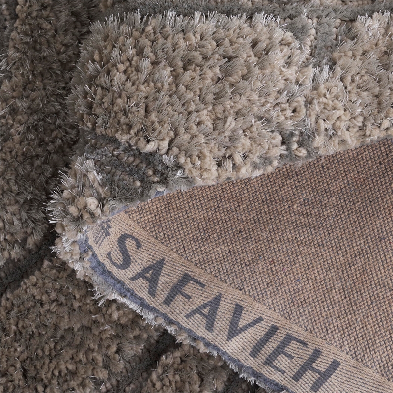 Safavieh South Beach Shag Silver Shag Rug - Runner 2'3