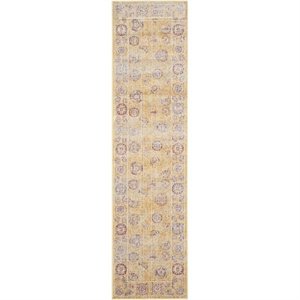 Safavieh Sevilla Gold Traditional Rug - Runner 2'1&quot x 8'