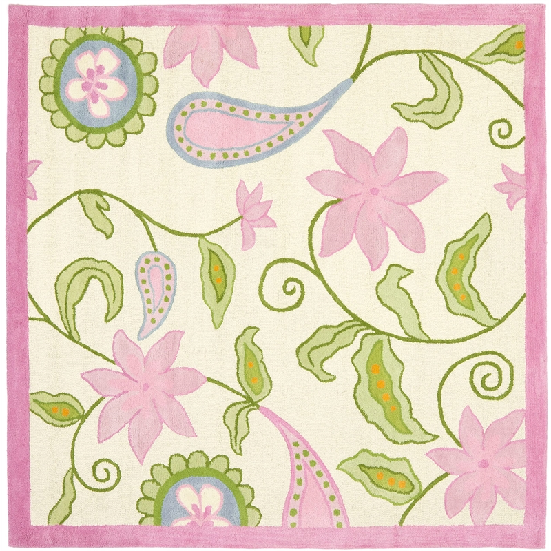 Safavieh Ivory Novelty Rug - Square 5'