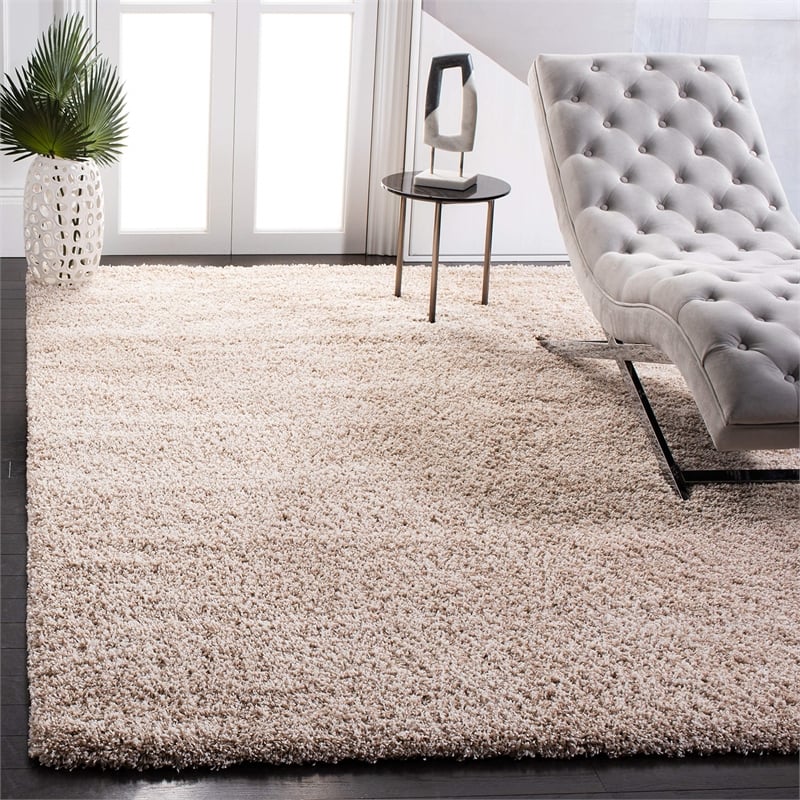 Safavieh California Shag Beige Shag Rug - Runner 2'3