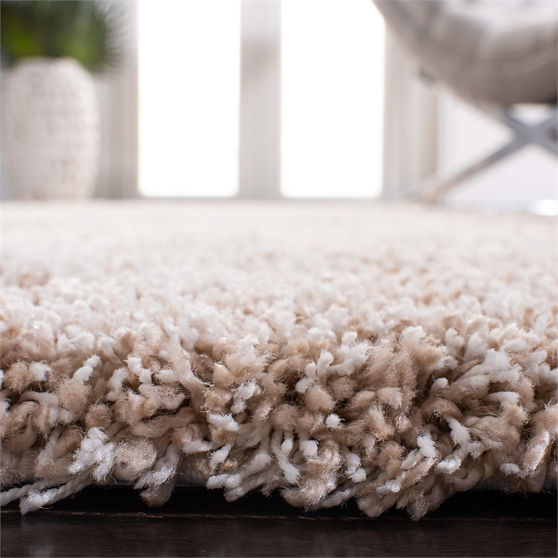 Safavieh California Shag Beige Shag Rug - Runner 2'3