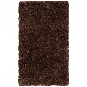Safavieh Shag Brown Shag Rug - Runner 2'3&quot x 5'