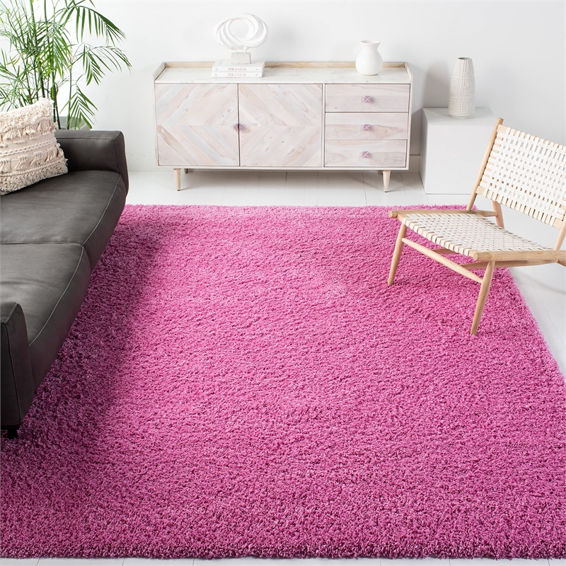 Safavieh California Shag Pink Shag Rug - 8' x 10'