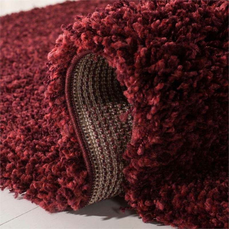 Safavieh California Shag Maroon Shag Rug - 3' x 5'