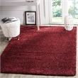 Safavieh California Shag Maroon Shag Rug - 5'3