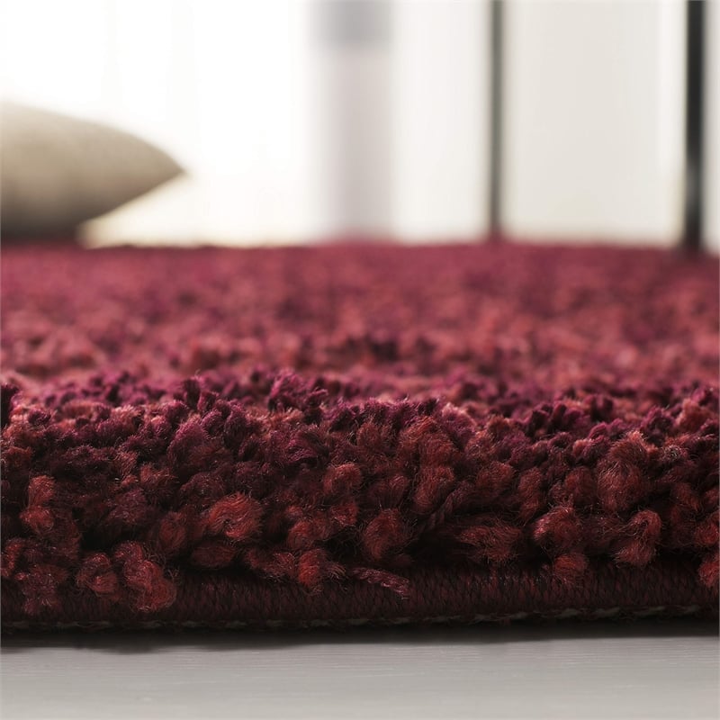 Safavieh California Shag Maroon Shag Rug - 5'3