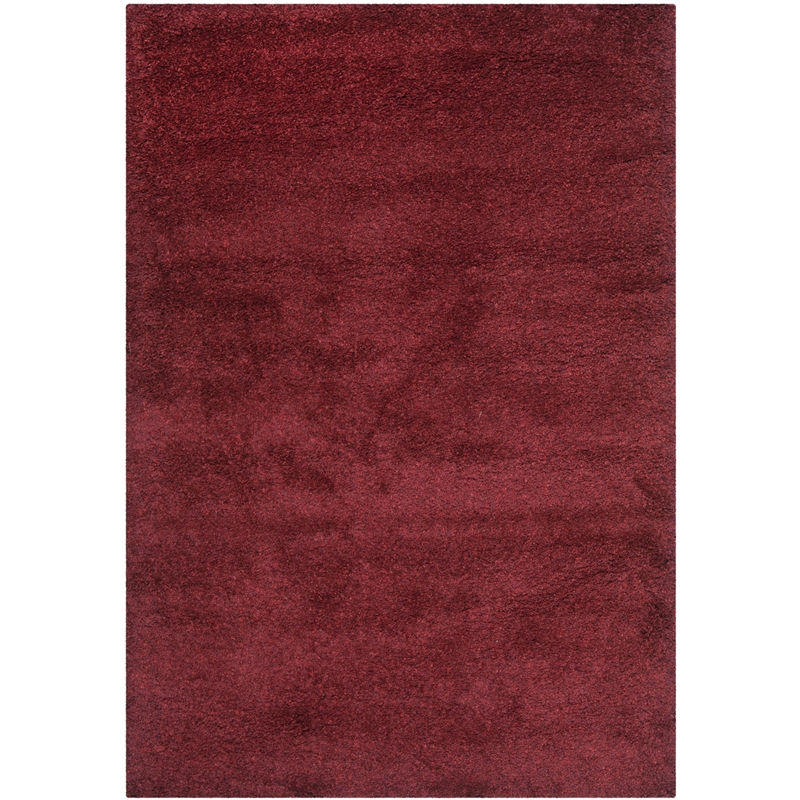 Safavieh California Shag Maroon Shag Rug - 6'7