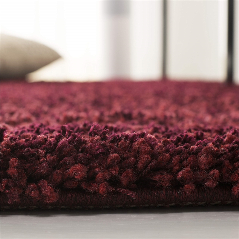 Safavieh California Shag Maroon Shag Rug - 6'7