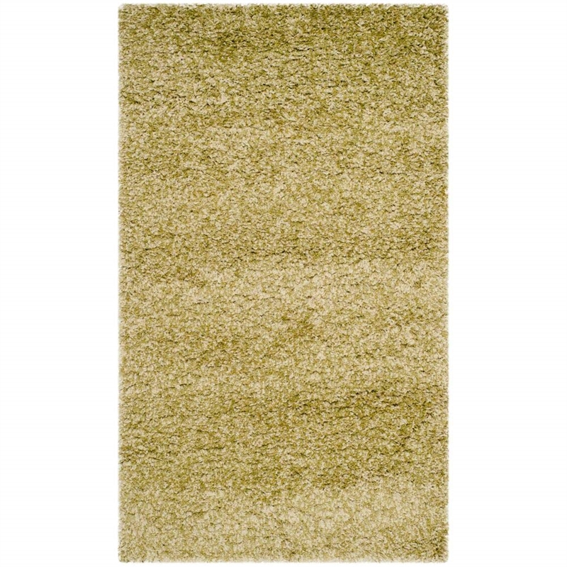 Safavieh Shag Green Shag Rug - 3' x 5'