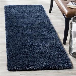 Safavieh Shag Navy Shag Rug - Runner 2'3&quot x 7'