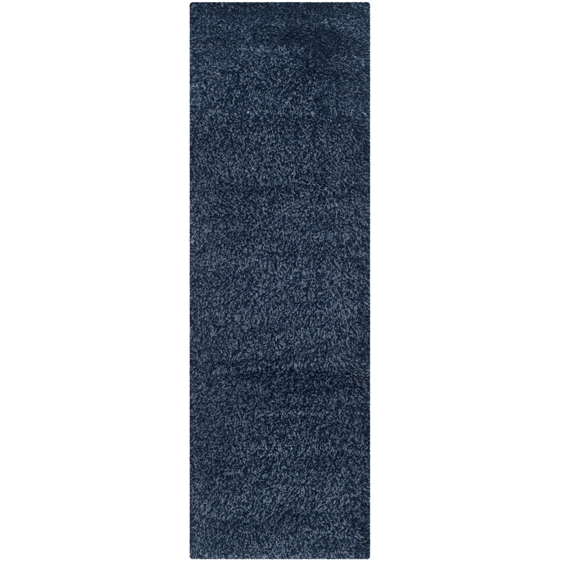 Safavieh Shag Navy Shag Rug - Runner 2'3