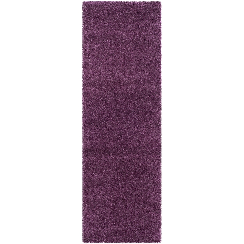 Safavieh California Shag Purple Shag Rug - Runner 2'3