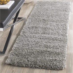 Safavieh California Shag Silver Shag Rug - Runner 2'3&quot x 15'