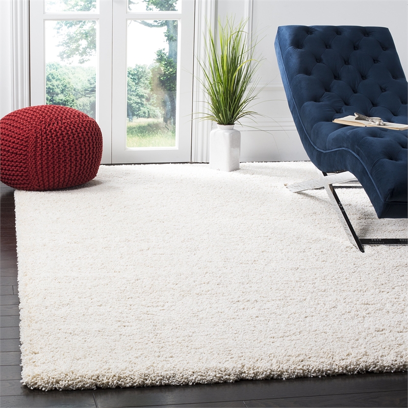 Safavieh Milan Shag Ivory Shag Rug - 6' x 9'