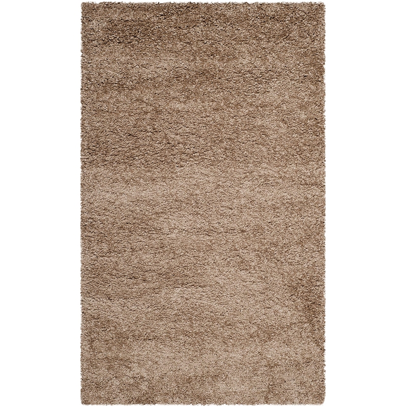 Safavieh Milan Shag Dark Beige Shag Rug - 3' x 5'