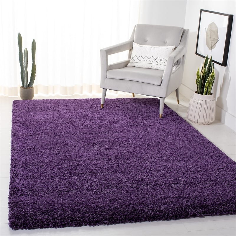 Safavieh Milan Shag Purple Shag Rug - 4' x 6'
