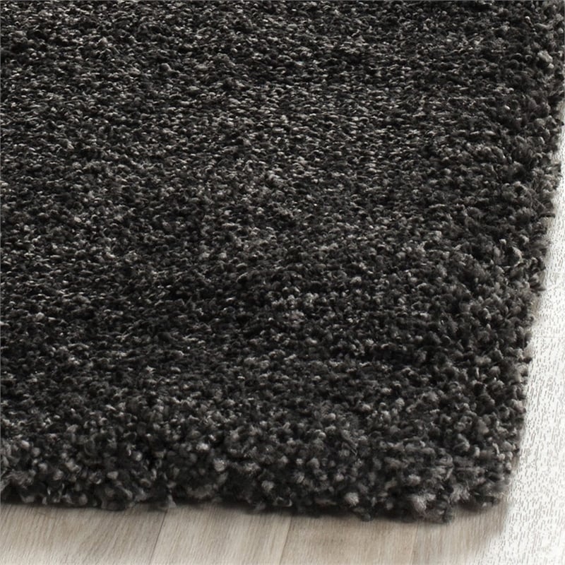 Safavieh Milan Shag Dark Grey Shag Rug - Runner 2' x 4'
