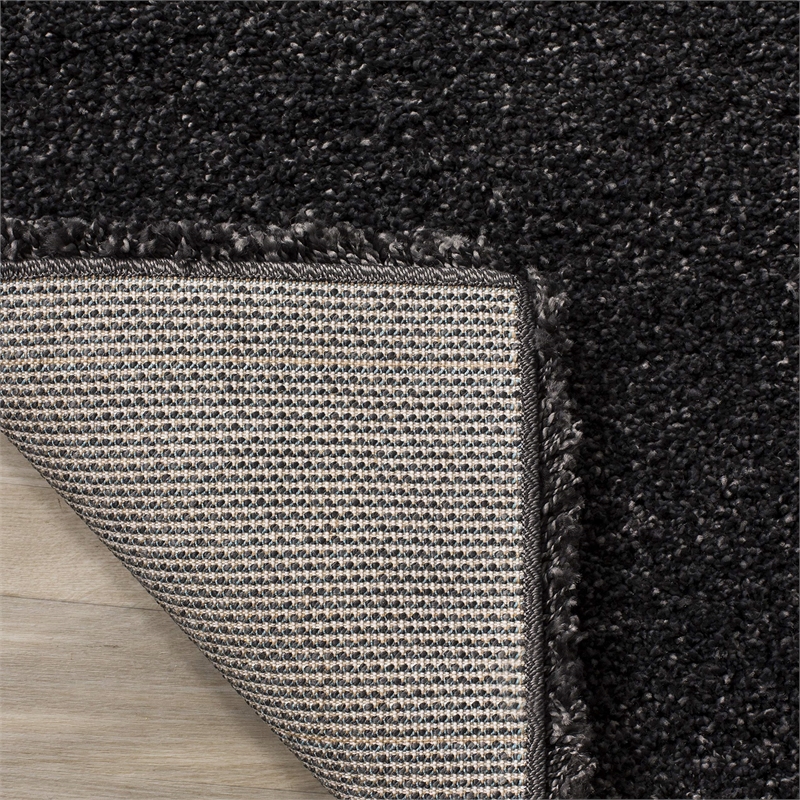 Safavieh Milan Shag Dark Grey Shag Rug - Runner 2' x 4'