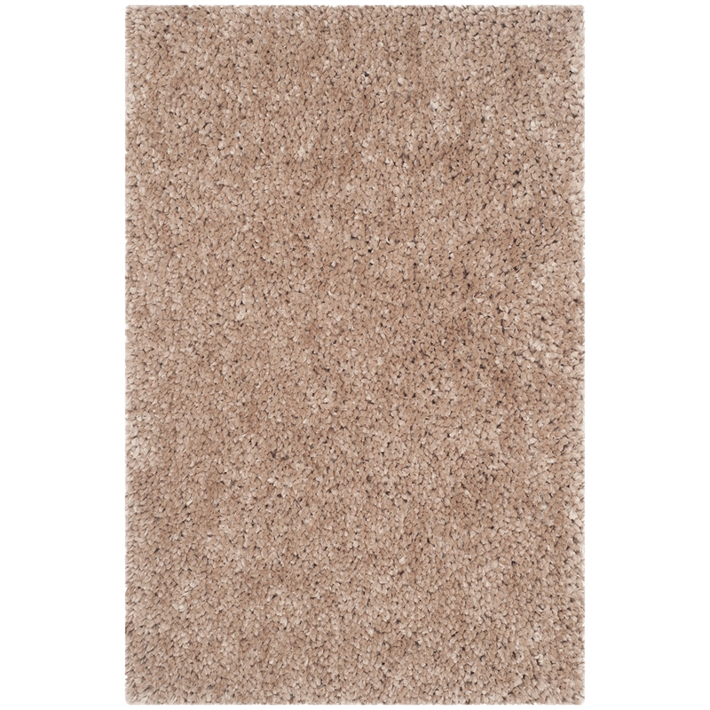 Safavieh Popcorn Shag Beige Shag Rug - Runner 2'6