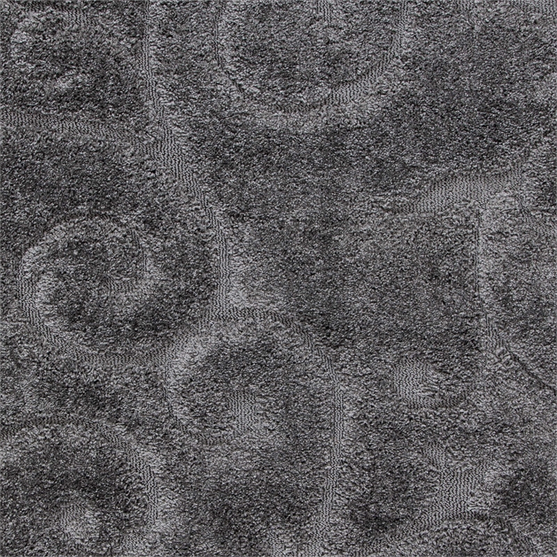 Safavieh Florida Shag Grey Shag Rug - Square 4'