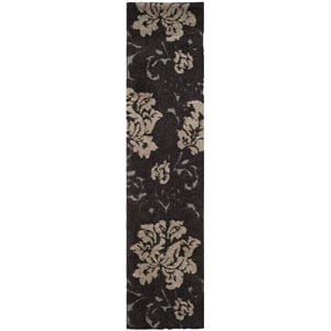 Safavieh Florida Shag Dark Brown Shag Rug - Runner 2'3&quot x 9'