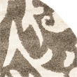 Safavieh Florida Shag Smoke Shag Rug - Round 4'