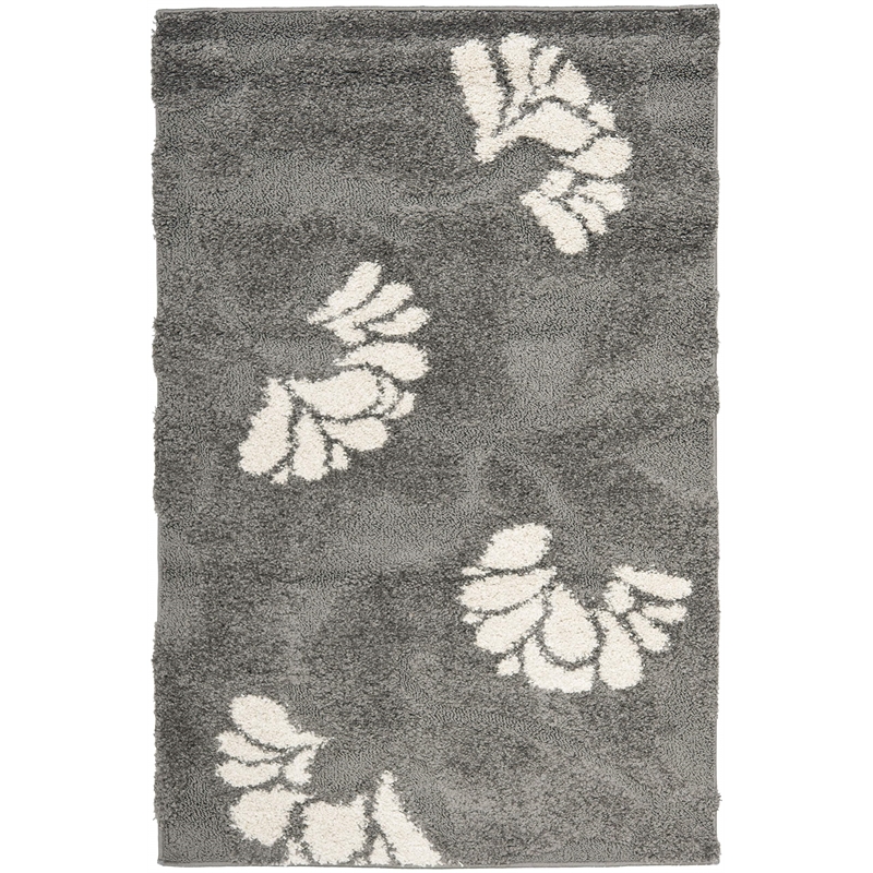Safavieh Florida Shag Grey Shag Rug - 6' x 9'
